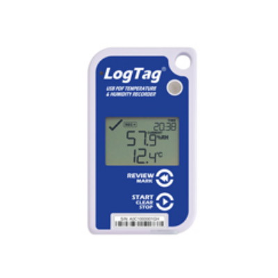 Logtag UHADO-16 Registrador de temperatura y humedad USB/PDF con pantalla